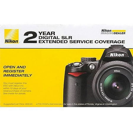 Nikon 2-Year Extended Service Coverage (ESC) for the Nikon D3000 & D5000 Series Cameras