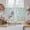 Green, variant on Easter Kitchen Curtain for Berdoom Living Room Cafe 45 Inch Length, Farmhouse Spring Rabbit Eggs Flowers Leaf Wood Tiers Curtains Light Filtering Drapes Rod Pocket Window Treatment 2 Panels 52"Wx45"L
