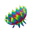 thumbnail image 4 of Cometas giratorias 3D para niños y niñas, grandes, para regalar. Cometa de flores. color del arcoiris, 4 of 9