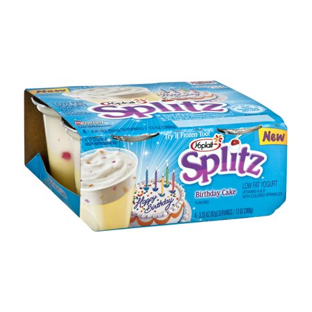 Yoplait Splitz Birthday Cake Yogurt Yoplait Splitz Birthday Cake Yogurt
