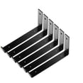 thumbnail image 3 of Soporte de pared de hierro forjado con forma de triángulo, soporte para estantería, estante de pared, soporte para colgar en la pared, soporte de carga, soporte laminar, 3 of 6