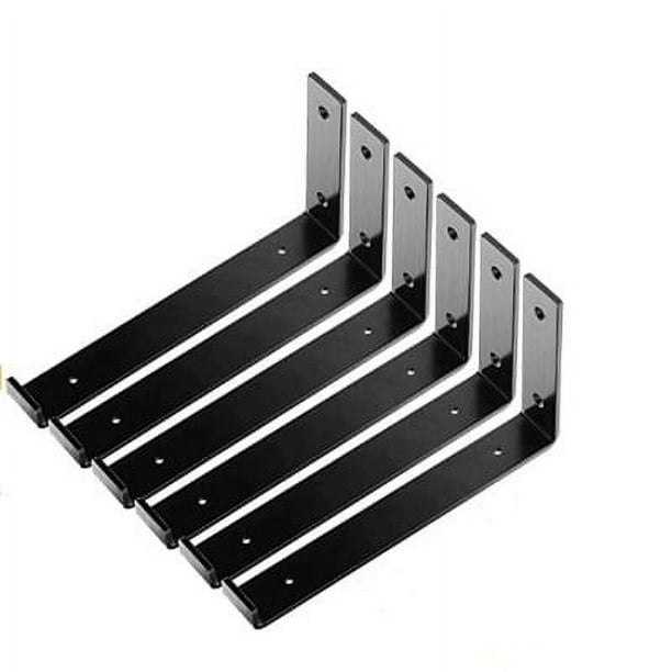 Soporte de pared de hierro forjado con forma de triángulo, soporte para estantería, estante de pared, soporte para colgar en la pared, soporte de carga, soporte laminar