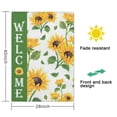 thumbnail image 5 of Spring Summer Sunflower Garden Flag 28x40 Inch Double Side for Outdoor Courtyard Garden Decor Flowers Welcome Holiday Flag for Outside Decoration, 5 of 6