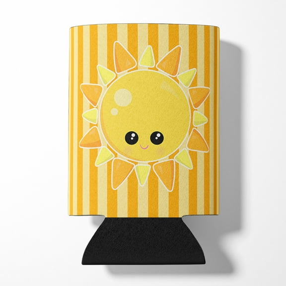 Weather Sunshine Face Can or Bottle Hugger