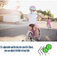 thumbnail image 4 of Ruedas de apoyo para bicicleta para niños (negras), ruedas de entrenamiento, ruedas para bicicleta para niños, rueda auxiliar para bicicleta, estabilizadores para bicicleta para niños, ruedas de entr, 4 of 5
