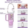 thumbnail image 2 of (b)stanley Cup Accessory Set - Water Bottle Handle Strap, Siliocne Stanley Cup Boot, Stanley Charms Stanley Cup 40 Oz Tumbler, 2 of 5