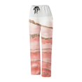 thumbnail image 3 of Gibobby pantalones anchos mujer Pantalones de yoga sueltos con estampado de cintura elástica y tira de bolsillo de cintura alta para mujer Pantalones largos casuales (Rosa, XL), 3 of 5