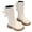 White, variant on Girls Boots Fall Winter Fashion Warm Long Calf Height Leather Booties for Big Kids Stylish Boots Non Outdoor Activities Snug Daily Wear