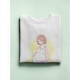thumbnail image 3 of Manga Woman Calm Pregnant Sweatshirt Women -Image by Shutterstock, Female 5X-Large, 3 of 4