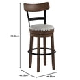thumbnail image 2 of Signature Design by Ashley Valebeck 30" Tabouret de Bar en Hauteur de Ferme, Marron, 2 of 9