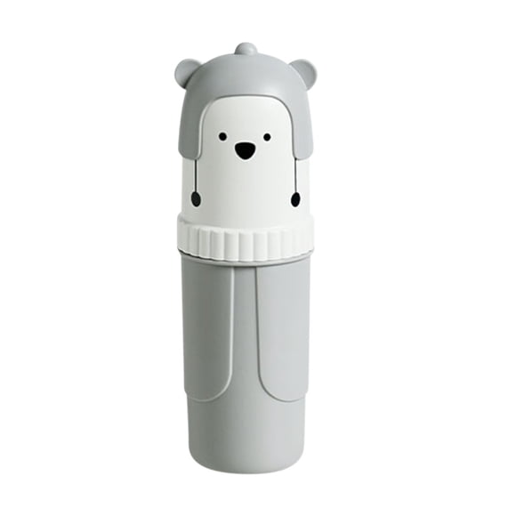 Antqov Kangnice Bear Mouthwash Cup Portable Mouthwashing Organizer Household Cup for Outdoor Traveling Camping Portable Toilet Mouthwash Cups, Home Accessories