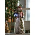 thumbnail image 3 of Evergreen 24"H Snowman with Solar Lantern Garden Statuary, 3 of 4