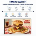 thumbnail image 5 of 55inch 4K Digital Signage Display, 2500nits High Brightness, LCD Monitor Slim Fit Frameless Advertising Display, Wall Mount Digital Display, CMS Remote Publishing, 7/24 Timer Switch, Built-in Speaker, 5 of 10
