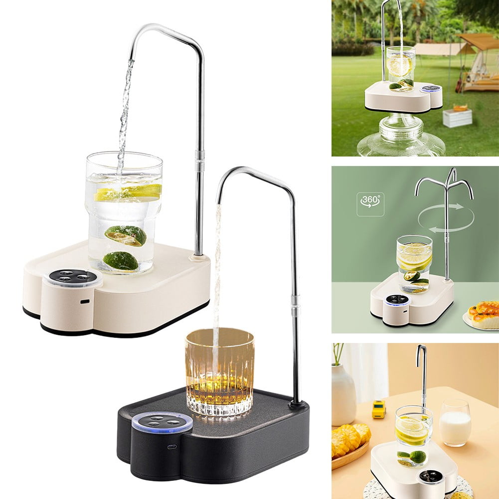 Electric Water Dispenser with 360° Rotation with Touch Control Type-C Charging