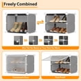 thumbnail image 4 of Space-Saving 8-Tier Shoe Organizer – Modular Sturdy Plastic Storage Rack for Entryway, Hallway, Closet, Bedroom – Shoe Cabinet, 4 of 8