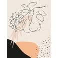 thumbnail image 2 of Balbuena, Sabrina  15x18 White Modern Wood Framed Museum Art Print Titled - Pear Branch Abstract Shapes, 2 of 4