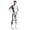 Grey A, variant on Halloween Wolf Cosplay Costume,Werewolf Full Bodysuit with Tail,Men's Animal Muscle Jumpsuit Catsuit Costume
