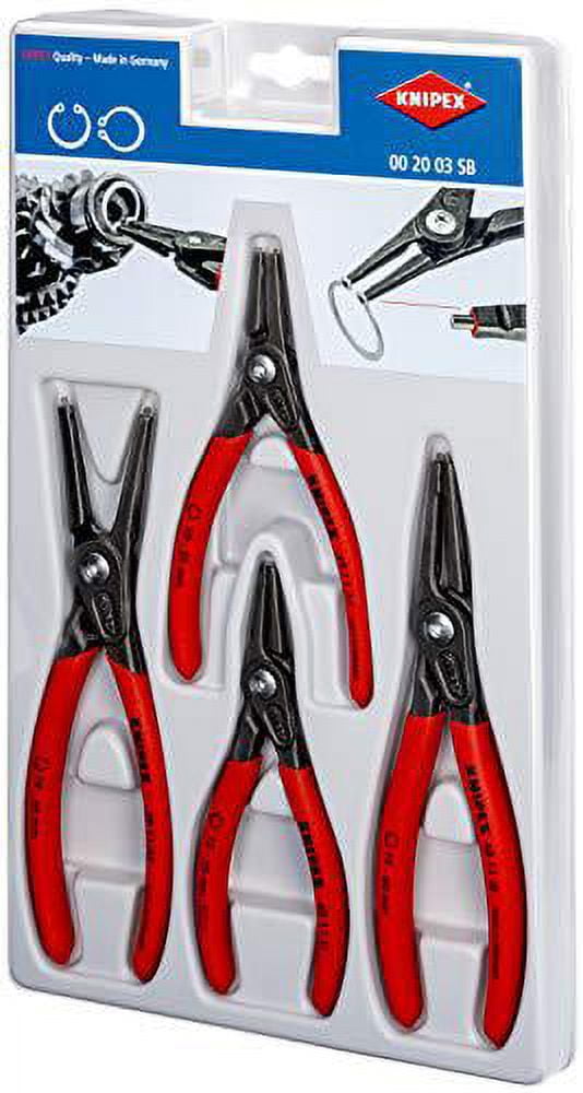 Knipex Tools Lp KX002003SB 4 Piece Circlip Pliers Set