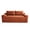 Orange, variant on Leumius 70" Corduroy Loveseat Sofa,Pull Out Sleeper Sofa Bed,2-in-1Convertible Sofa Bed with Memory Foam & Steel Frame,No Assembly,Compact Couch for Small Spaces,Apartments,Beige