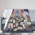 thumbnail image 2 of Manta de franela de dibujos animados de Los Cazafantasmas, manta de felpa suave y acogedora para todas las estaciones para niños y niñas, manta cálida y ligera para sofá cama o sofá de 80 x 60, 2 of 8