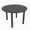 Asian Night w/Matte Black Base, variant on 46" Round Conference Room Table With Metal Post Legs Harmony Series
