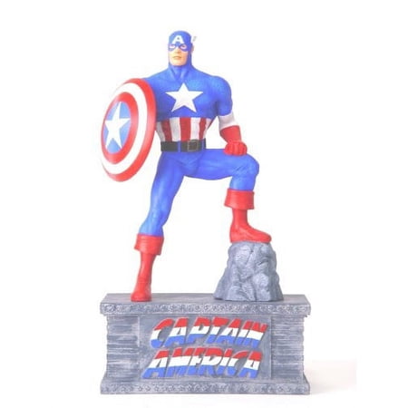 captain america resin figural bank