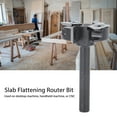 thumbnail image 3 of Slab Flattening Router Bit, Rustproof High Strength 4 Flute 8mm Shank Carbide Insert Router Planer Bit Indexable Blade  For Woodworking Carving, 3 of 8