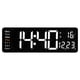 thumbnail image 5 of 16 Digital Wall Clock with Temperature Date Day Display Stylish Design, 5 of 5