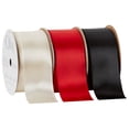 thumbnail image 4 of Offray Ribbon, Navy 1 1/2 inch Single Face Satin Polyester Ribbon, 12 feet, 4 of 10