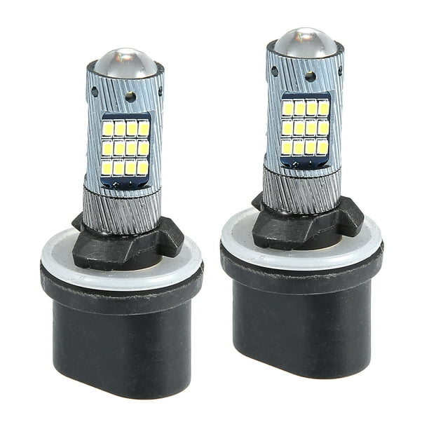 Unique Bargains 880 Bombillas para luces antiniebla de alta potencia 62 chips 2016 Lámpara LED para automóvil impermeable (juego de 2)