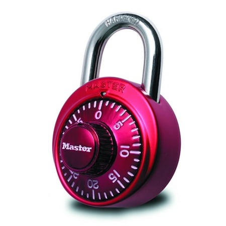 Padlock, Standard DialWalmartbination Lock, 1-7/8 in. Wide, Assorted Colors, 1530DCM, PADLOCK APPLICATION: For indoor use; lock is best used for cabinets, storage lockers.., By Master