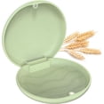 thumbnail image 1 of Ralegy Retainer Case, Mouthguard Case, Retainer Case Slim, Aligner Case, Wheat Straw Box, Greener, 1 of 7