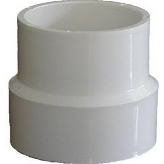 Normandy Products V-2044 4 x 4 in. Sewer Hub x DWV PVC S-D Adapter Coupling