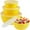 Yellow, variant on Mixing Bowls with Lids Set,Bexikou Plastic Mixing Bowls with Airtight Lids, Nesting Mixing Bowl Set for Cooking, Baking, Food Prep & Food Storage, 4 Piece Set