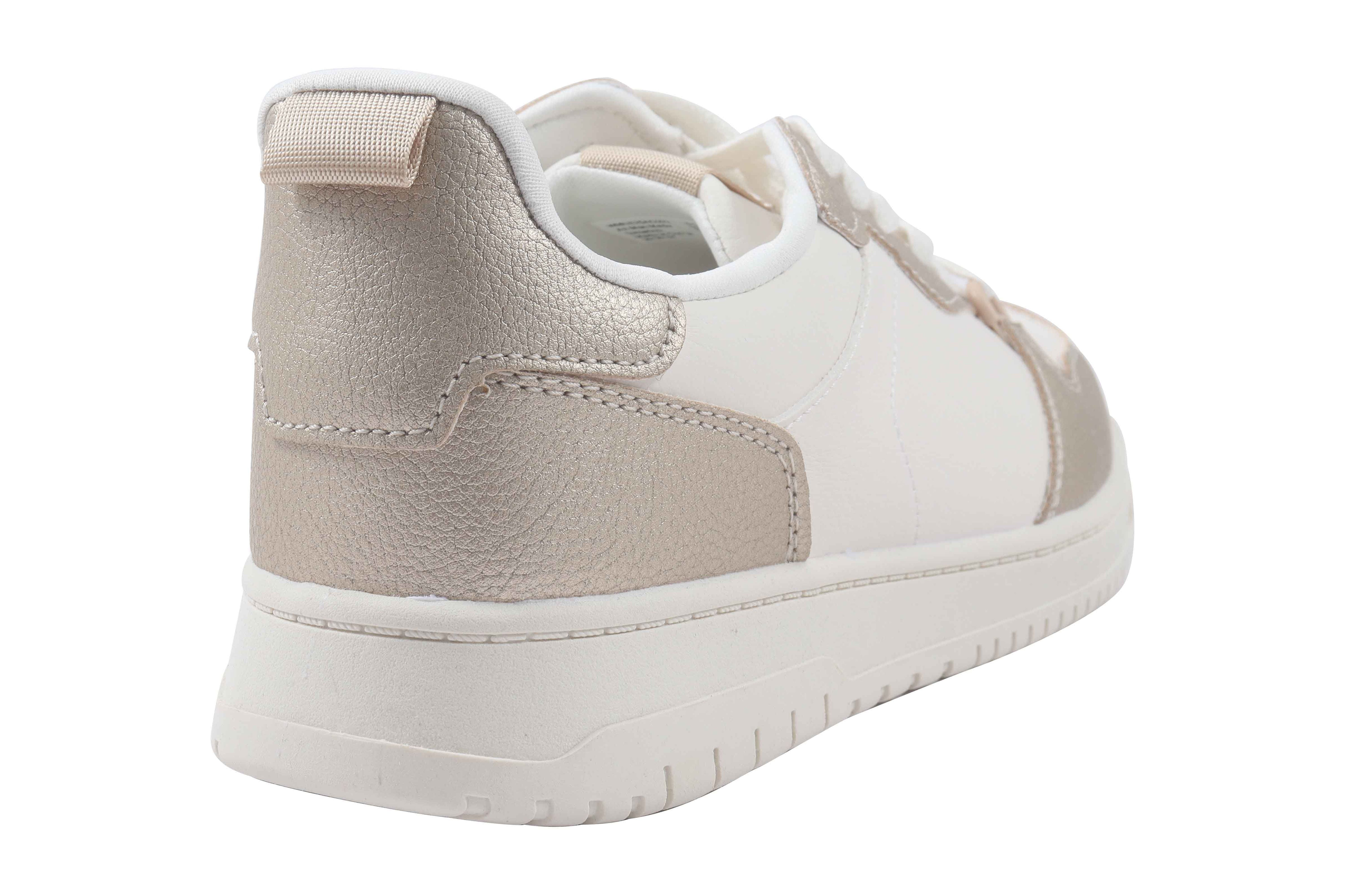 No Boundaries Women's Lace Up Court Sneakers