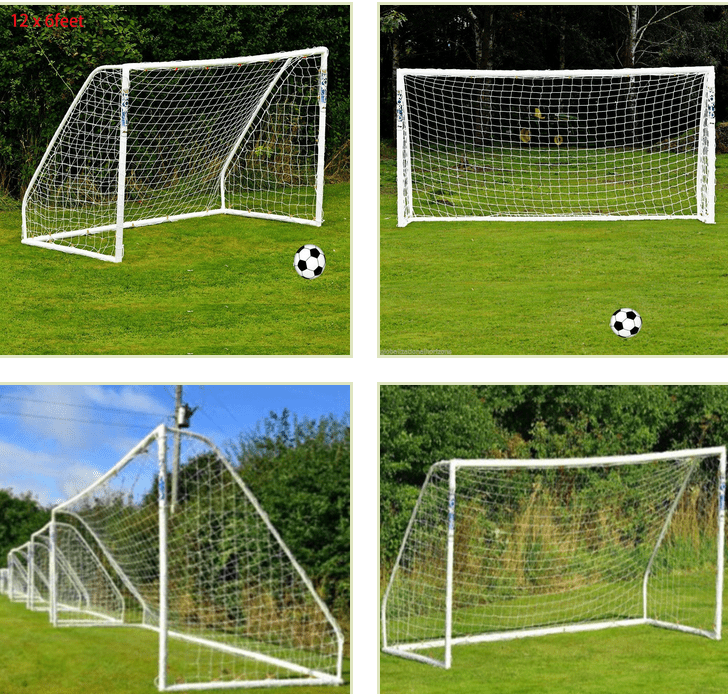 Football Soccer Goal Post Net practice training Replace Net Sports 1.2-2.4M 
