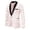 Pink, variant on Men's Floral Dinner Party Prom Wedding Stylish Tuxedo Suits For Men One Button Dinner Jacket