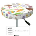 thumbnail image 4 of Hirioo Happy Easter1 for Round Bar Stool Seat Covers Washable Stool Cushion Slipcover Elastic Bar Chair Covers for 12-14 Inch Chair-12 inch, 4 of 7