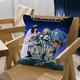 thumbnail image 5 of Funda de cojín vintage de la película Beetlejuice 2, funda de almohada para sofá, coche, regalo de Navidad, 40 x 40 cm, 45 x 45 cm, 5 of 5