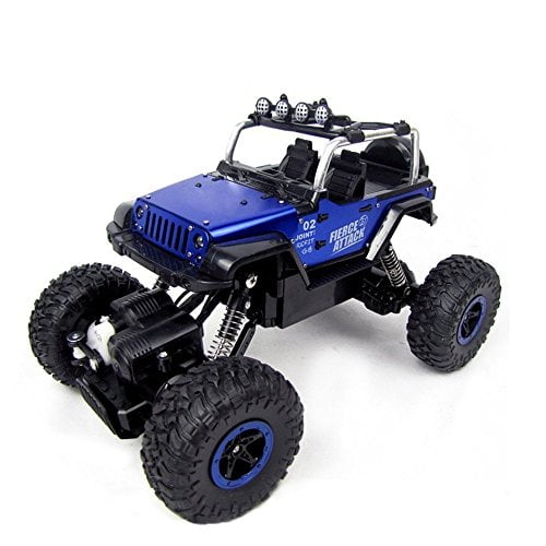 Blue） STOTOY Remote Control Cars,RC Rock Off-Road Vehicle 2.4Ghz 4WD Fast Speed Racing Cars