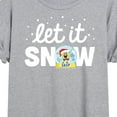 thumbnail image 3 of SpongeBob SquarePants - Let It Snow - Juniors Ideal Flowy Muscle T-Shirt, 3 of 6