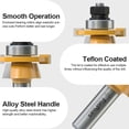 thumbnail image 4 of Set de brocas fresadoras Fivepears Shaker Rail and Stile de 1/2 pulgada, 4 of 6