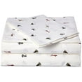 thumbnail image 1 of Eddie Bauer 213016 Ensemble de Draps en Percale de Coton pour Mouches de Pêche, Blanc, Jumeau, 1 of 5
