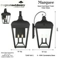thumbnail image 7 of 72487-66-C-Minka Lavery-Marquee - 4 Light Outdoor Wall Mount-29 Inches Tall and 14 Inches Wide, 7 of 7