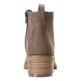 thumbnail image 2 of STYLE & COMPANY Womens Brown Pull-Tab Lace Cushioned Rizio Round Toe Block Heel Zip-Up Booties 9 M, 2 of 4