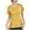 Yellow, variant on AherBiu Workout Tops for Women Lightweight Quick-Dry Crewneck Short Sleeve Tshirt Activewear Athletic Tees