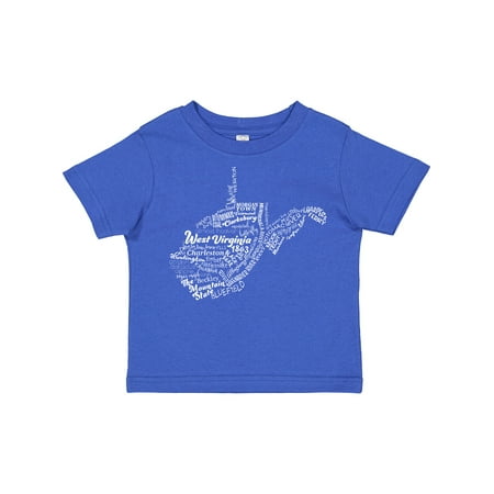 

Inktastic West Virginia State Word Salad Gift Toddler Boy or Toddler Girl T-Shirt