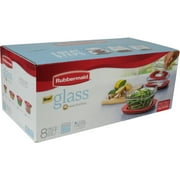Rubbermaid 8-Piece Glass Food Storage Set