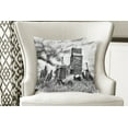 thumbnail image 4 of Ambesonne Grey Throw Pillow Cover 2 Pack, Old Vintage 60s Tractor, 20", Grey, 4 of 6