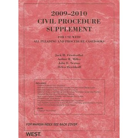 Civil Procedure Supplement (Best Civil Procedure Supplement)
